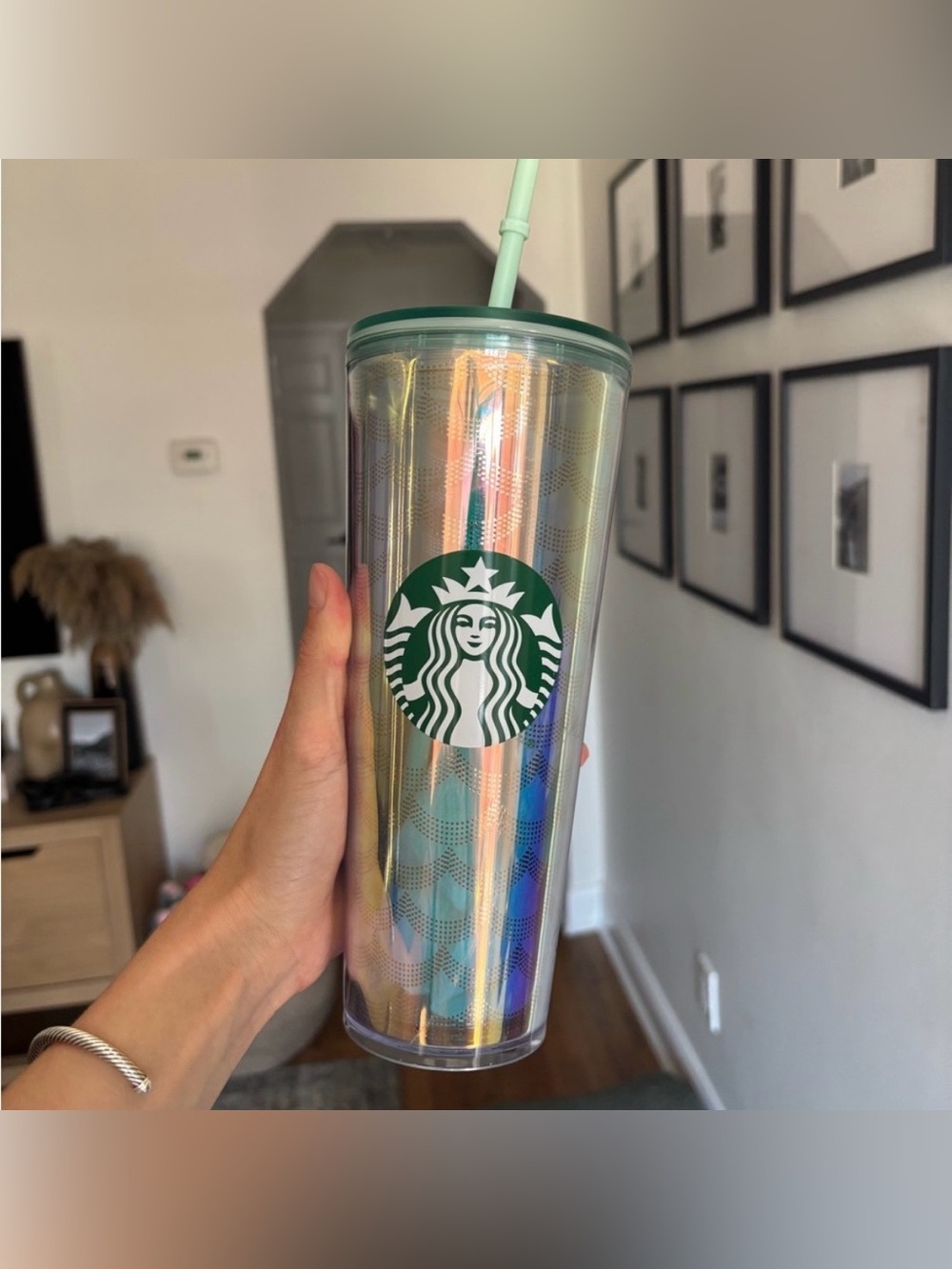 Starbucks Mermaid Scales Siren Iridescent Tumbler 24oz